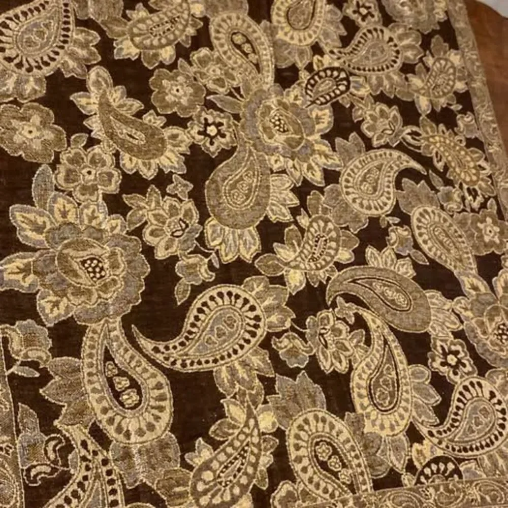 Rare Vintage Double Sided Pashmina Shawl‎ Hand Embroidery
